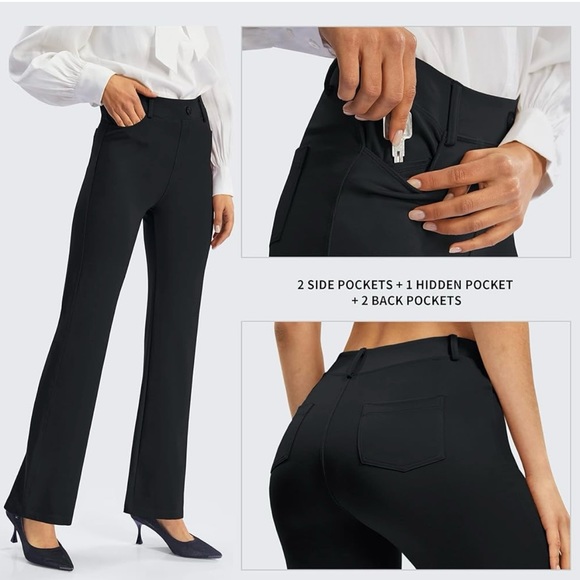 NWT AFITNE Women's Yoga Dress Pants 29” Medium - Picture 3 of 9